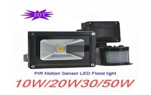 Promocja PIR Motion Motion LED LED Flood Light Wysoka jakość światła projektora 10W 20W 30W 50W 7490366