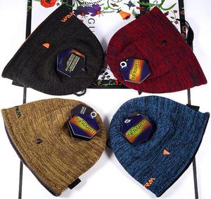 Unisex beanies reversibla stickade hattar vinterfleece skalle cap bonnet dubblar slitage hatt beanie trendig designer varm sport cap2964326