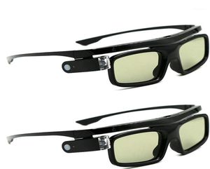 Óculos 3D com obturador ativo recarregável para projetores DLPLink Óculos Filme 2PCS15095925