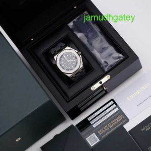 AP Mechanical Watch Pilot Watch Epic Royal Oak Offshore 15720st Mens Watch Titanium Grey Disc Automatic Machinery World Famous Swiss Sports Watch