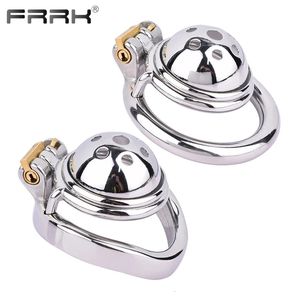 frrk Hemisphere Chastity Cage Femboy Cock Sleeve Esiveerection Penis Rings Sex Games Erotic Toys Goods for Adults 240312