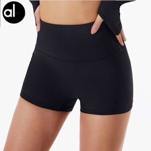 Aloyoga Women Summer Shorts New Abdominal Tightening Exercise And Fitness Shorts, Buttocks Lifting Naked Yoga Pants, Women's High Waisted Slim Fit Sports Leggings