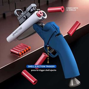 Gun Toys Shell Ejection Soft Bullet Shotgun For Kids Boys TK Toys Dropshipping yq240314