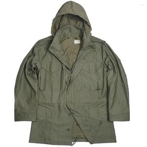 Trench da uomo M65 Giacca soprabito Giacca a vento da esterno Cappotto americano da uomo Retro America