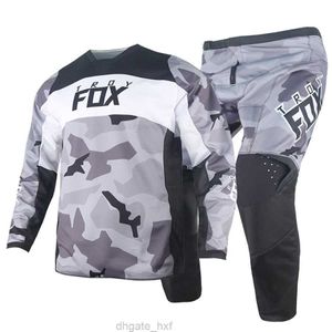 Free Shipping 180 Jersey Pants MX Combo Gear Set Motocross Outfit BMX Dirt Bike Mountain Bicycle Off-road Suit Black Gray Kits