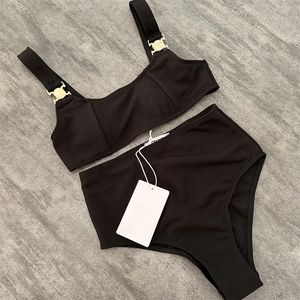 Bikinis de roupas de banho feminina Banho de banho de praia Pede