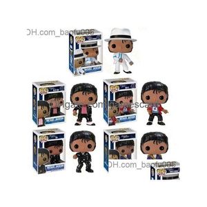 Mobiler# Mobiler Pop slog It Michael Music Star PVC Action Figur Collection Model Children Toys For Kids Birthday Present Drop Delivery Dherj