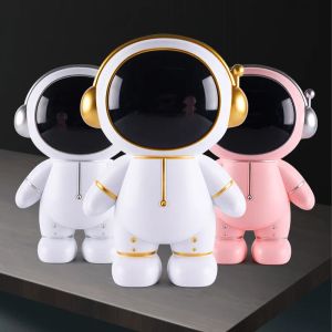 Lådor Creative Spaceman Piggy Bank Unbreakable Barn Barn Pengar Mynt Saving Jar Astronaut Storage Box Birthday Presents Toys