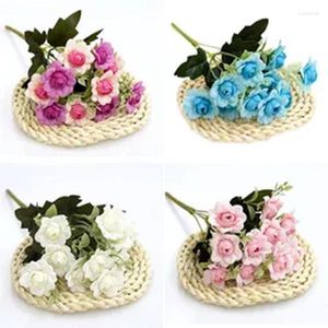 Legnth Peony Bridal Bouquet Wedding Party Tableセンターピースホームデコレーション7PC