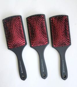 Top Quality Hair brush comb Plastic Handle with Rubberized Coated Boar Bristle Hair Brush hair extensions tools selling5956066