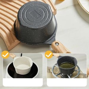 Pans 250ml Nonstick Frying Butter Warmer Chocolate Melt Milk Pots Small Cookware With Long Handle Mini Saucepan