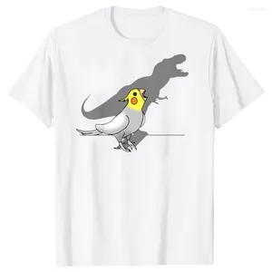 T-shirt T-Shirts T-Shirts Cute Screaming Parrot Birb Funny Graphat Graphic Graphic Botton Streetwear Krótkie rękawie