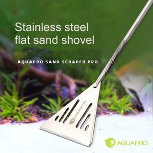 Tools Stainless Steel Sand Shovel Aquascape Accessories Cleaning Tools Bottom Bed Fish Tank Plant Fishbowl Akvarium Supplies Goods