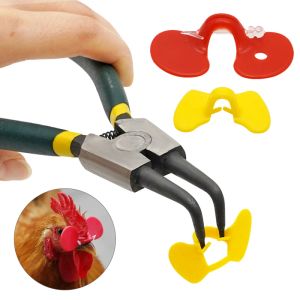 Accessori 50 pz Pollo Gallina Gallo AntiPecking Occhi Occhiali Con Bullone Antifight Fagiano Pollame Occhiali Paraocchi