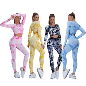 Die Dye Woman 2pcs Yoga Gym