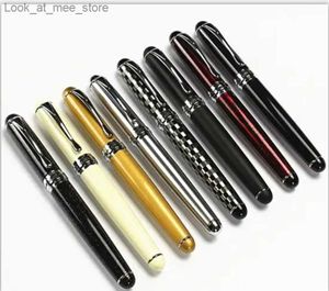 Fountain Pens Fountain Stifte Jinhao X750 IC Style Silber Clip Metal Fountain Stift 0,5 mm Nib Stahl Tinte Stifte für Geschenkbüro Vorräte Schulbedarf Q240314