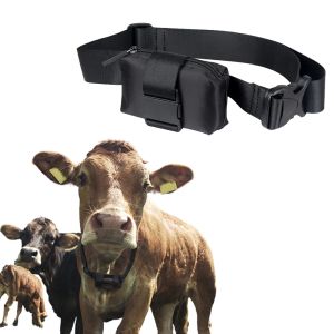 Controllo 1pc Gps Tracker Borsa per collare regolabile adatta per bovini, ovini, cavalli, suini, localizzatore di animali, in tessuto Oxford, borsa anti-smarrimento