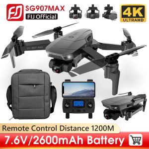 Выживание SG907Max Drone 4K Professional 3Axis Gimbal Dless Bless Motor GPS 5G Wi -Fi FPV Foldable Quadcopter 25min Flight RC Helicopter Toys