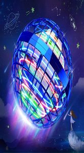 Magiska bollar som flyger leksaker uppgraderade orbboll för barn adts neba med RGB LED -lampor cool 360 ° spinnare Soaring inomhus utomhus boomerang1805743