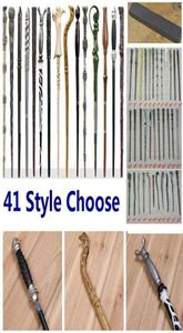 100pcs Vintage Magic Wand 42 Styles Büyülü Wands Party Favor, Hediye Kutusu ile Cadılar Bayramı Cosplay Hediyeleri5892808