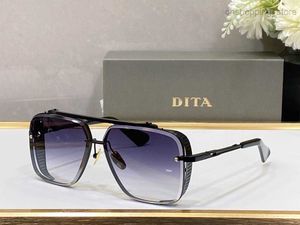 Dita H Seis óculos de sol para homens mulheres retro óculos uv400 tons ao ar livre Acetato Moda Moda Classic Lady Sun Mirrors com Box Size52-21