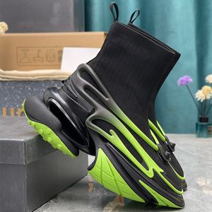 Nuovo stile piattaforma piatta scarpe da ginnastica astronave da donna uomo colore misto patchwork paio scarpe suola spessa scarpe casual da papà stili unisex per uomo e donna taglia 35-46