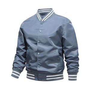 면/얇은 삽입 컬러 야구 정장, 남성 미국 조종사 유니osex 커플 재킷, 트렌디 한 작업 재킷