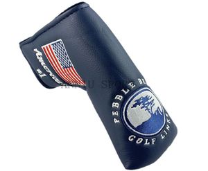 Golf Head Cover Headcovers Headcover USA Flag Golf Club Head Cover Protective Cover Putter Cover One Line Custom8966883