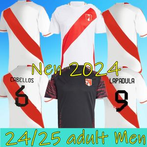 2024 2025 Peru Soccer Jerseys LAPADULA LUIS LBERICO PINEAU CUEVAS CARTAGENA TAPIA VALERA AQUINO national team 23 24 football shirt men kids kit