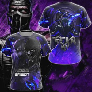 Homens camisetas Jogo Pop Mortal Kombat Grphic Camiseta para Homens Roupas 3D Cool Designs T-shirt Mulheres Y2K Tops Harajuku Moda Crianças Curto Slve Y240321