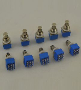 LOT10 3PDT 9pin Gitarre Effekte Stomp Schalter Pedal Box Fuß Metall True Bypass 8974895