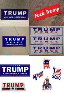 New Styles Trump 2020 Car Stickers 76229cm Bumper Sticker flag Keep Make America Great Decal for Car Styling Vehicle Paster DHL8019105