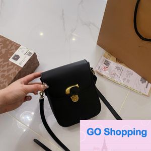 Advanced Texture Women's Bag New Simple Fashion Lock One-Shoulder Crossboby Bag Mobile Phone Bags Wholesale