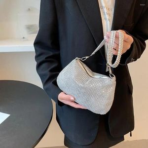 Borse a tracolla Moda Strass Pochette da sera Lucida Cena Festa di nozze per le donne Decorazione alla moda