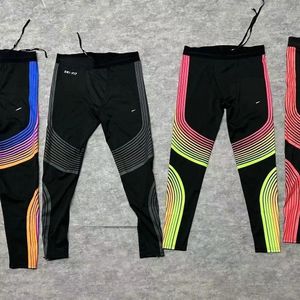 Design sports tights mens gym elastic pants fitness tights quick dry pro combat running jogger compression skinny pants stretch leggings yoga outfit sweatpants XXL