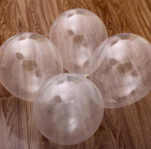 25pcs Clear Latekse Pearl Balloony 18 -calowe przezroczyste okrągłe balon ślub urodziny z okazji urodzin Decor 9285314