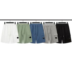 Marca de alta qualidade CP Curto Casual Algodão Monocular Solto Companyshorts Masculino