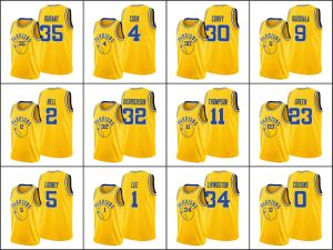 Niestandardowe mężczyźni młode młodzież Golden''state''Warriors''Sphen curry Klay''thompson Damion Lee Marcus Derrickson Basketball koszulka koszykówki