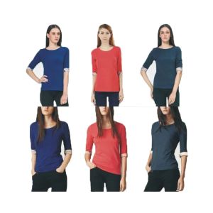 Designers Womens Camiseta Clássico Doce-Colorido Macarons Onda N Tees Casual Mulheres Camisetas O Pescoço Listrado Manga Curta Tops Verão Tamanho Asiático S-XXL NZ Wholesal