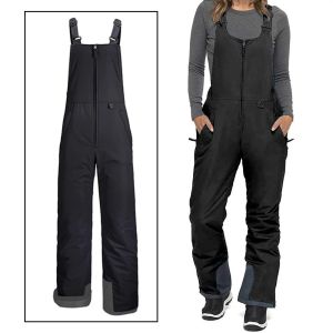 Poles Ski Pants Water Resistant Lightweight Insulated Ripstop Fulllength Warm Trousers Snow Bibs Sled Skiing Pants Overalls for Women