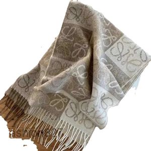 Sciarpe Star's Same Jacquard Scacchiera Autunno e Inverno Temperamento Moda Calda Nappa Sciarpa in Cashmere Rowe Scialle 1BC54