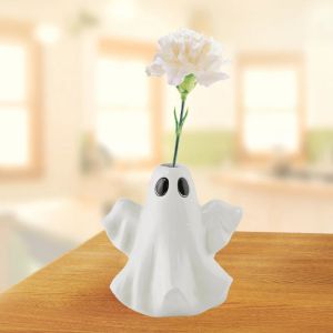 Vasi Vaso fantasma di Halloween Porta scultura Vaso di fiori Piante grasse Fioriera Ornamenti Decor