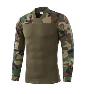 Men039s Tactical Military T Shirts Dålig attack Slim Fit Combat Army Breattable Casual Work Cargo Hike Shoot Tops Tee6570628