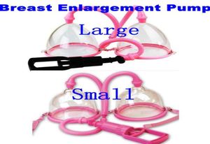 Adult Games Plastic Manual Vacuum Suction Breast Enlarger Enhancer Pump Dual Cup Bust Breast Enlargement Gear5961804