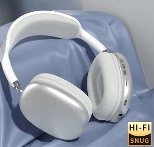 P9 bluetooth fones de ouvido sem fio som estéreo com microfone cancelamento ruído esportes jogos suporta tf mmm