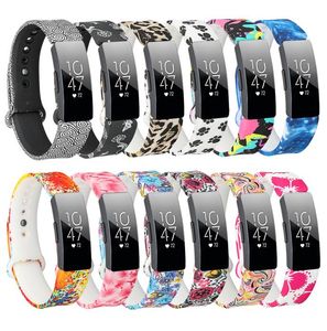 Silicone Band For Fitbit Inspire HR Flora Colorful Smart Wrist Strap Band For Fitbit Inspire Inspire HR Accessories Small Large5969414