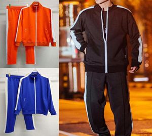 2021 Newst Ankomstpalmtryckt Designer Tracksuits Men Women Spring Autumn Outerwear Tracksuit Red Top Jogger Sporting Angel9119751