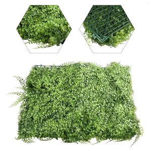 Decorative Flowers Leaf Privacy Fence Roll Wall Landscaping Square Plastic Lawn Plant Home Decoration Balcony Green Grass