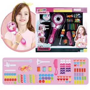 DIY Braiding Hairstyle Tool Electric Automatic Automatic Braider Twist Machine مجموعة أسطوانة مجموعة هدية الطفل 240226