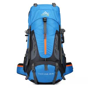 バッグ70Lキャンプバックパックメンズトラベルバッグクライミングリュックサック大型ハイキングストレージパック屋外登山スポーツショルダーバッグ